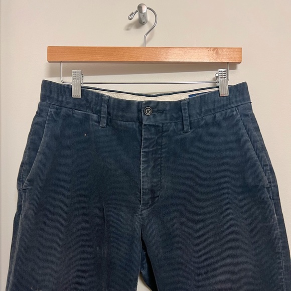 🍯 Polo by Ralph Lauren • Navy Blue Corduroy Chino Pants • Vintage - Picture 2 of 7